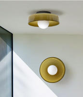 Luz De Techo Moderna Vintage Con Vidrio Multicolor Para Pasillo Cocina Dormitorio Iluminación Diaria Fuente De Alimentación AC Soporte De Montaje Montado En Superficie - details 2