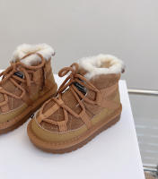 Botas De Nieve Para Niños 2024 Nuevas De Invierno Cuero Genuino Con Piel Suave Calientes Antideslizantes Moda Zapatos Para Bebés Niños Y Niñas 1-6 Años - details 11