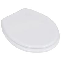 Tapa del baño plástico de diseño blanco Simple, 35x41x5 cm,cubierta suave para asiento de baño, reemplazo antibacteriano unido, cubierta extraíble. - details 1