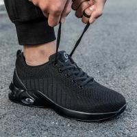 Zapatos De Seguridad Para Hombre Y Mujer Con Punta De Acero Antipinchazos Transpirables Y Con Almohadilla De Air Cushion Para El Trabajo - details 3