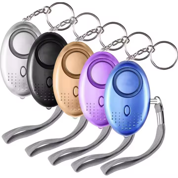 Alarma Personal - 5 Piezas-140Db-Alarma Emergence-With Internal Anti-Agresión-With Luz LED - Para Mujeres, Niños, Ancianos - 1