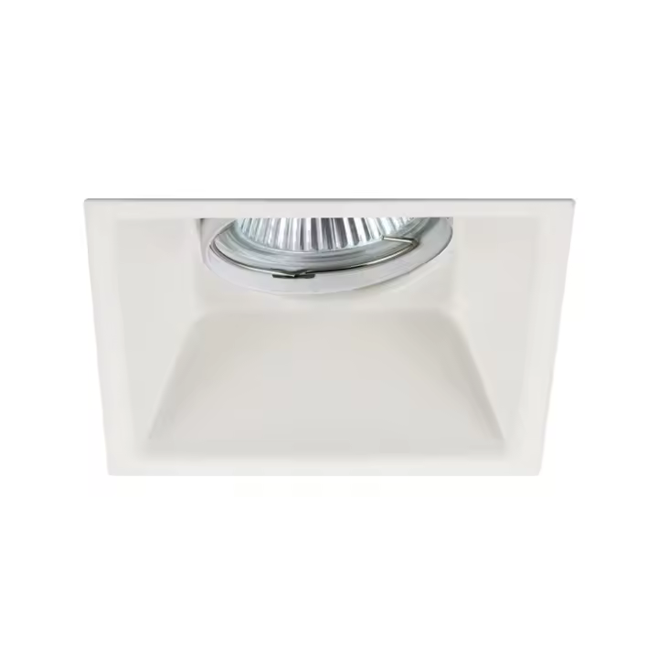 CRISTAL RECORD Aplique Empotrable Blanco Cuadrado Basculante para Iluminación Interior - 1