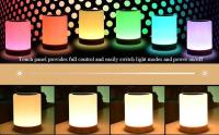 Lámpara De Noche USB Recargable RGB Táctil Con Control Remoto 13 Colores Ajustable Para Dormitorio Y Lectura Lámpara Pequeña Portátil - details 12