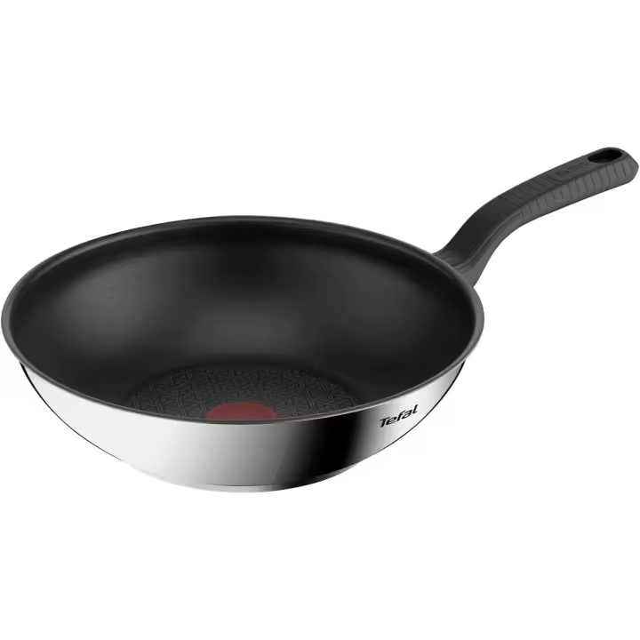 Comfort Max - Sartén wok 28 cm antiadherente, inoxidable Maple 18/10, Thermo-Spot, base Gruesa, cocinado homogéneo, mango ergonómico fresco, saltea, recetas Asiaticas, Apto todas las Cocina - 1