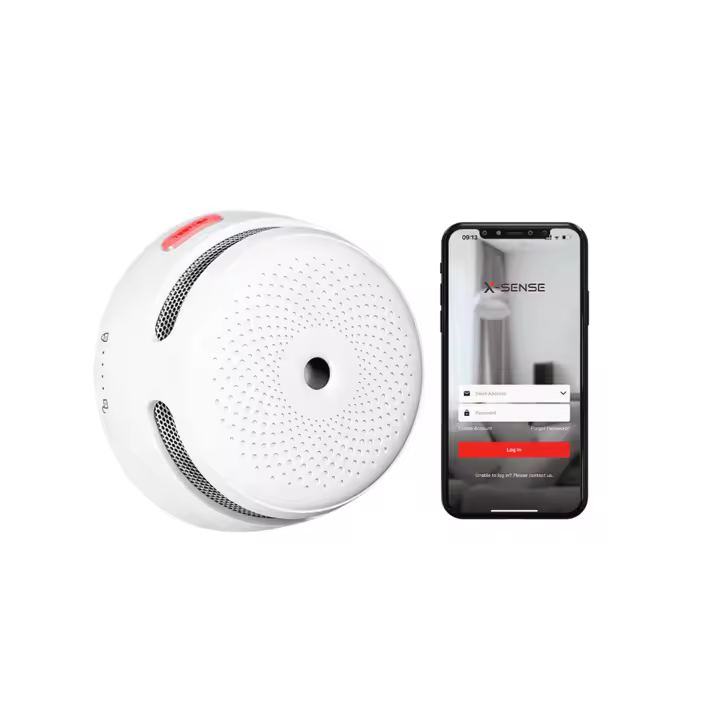 Detector de Humo X-Sense con Wifi - Alarma de 85 Db - 1