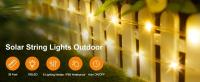 1Pc Luces De Fairy LED Solar Para Exterior Impermeable Cadena De Luces Para Jardín Camino Árbol De Navidad Fiesta Patio Decoración - details 13
