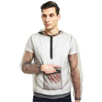 Camisa Protectora De Malla Ultraligera Con Capucha Para Pesca Y Camping Protección Contra Insectos Y Mosquitos Para Exteriores - details 7