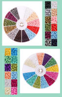 Set De 2000pcs De Cuentas De Vidrio Para Joyería DIY 12 Grillas Encantos Para Pulseras Collares Y Aretes Hechas a Mano - details 8
