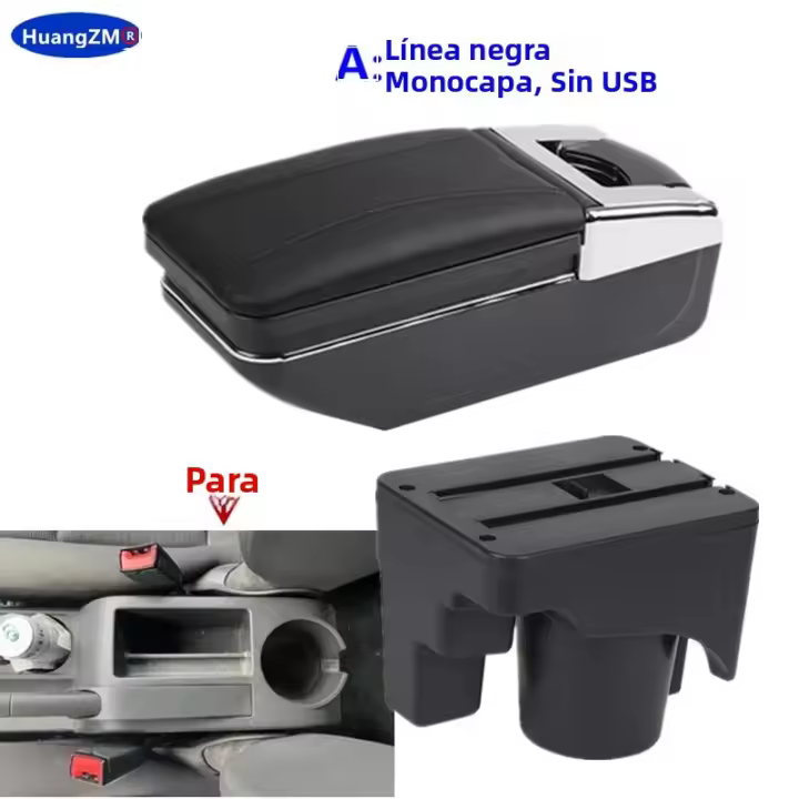 Soporte Central Para Coche Volkswagen Golf 6 VW Golf 6 Golf 5 Mk6 MK5 Jetta 5 Caja De Almacenamiento Interior Retroceso Para VW Sagitar Material De Cuero Y Plástico ABS - 1