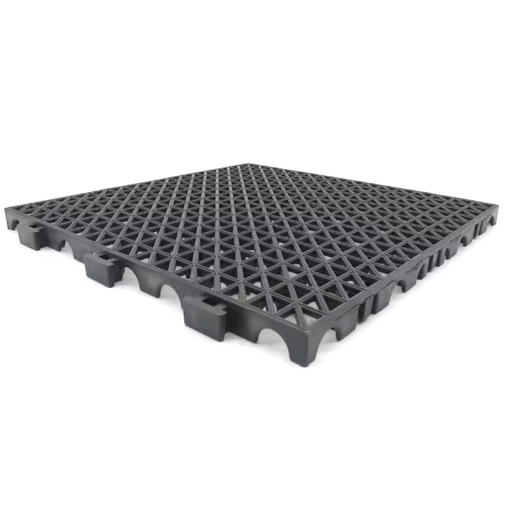 Pack 18 losetas reforzadas PVC (2 m² aprox.) - Resistente para garajes, lavaderos de coches, almacenes... Medidas: 33 x 33 x 2 cm - ANTIHUMEDADES - 1