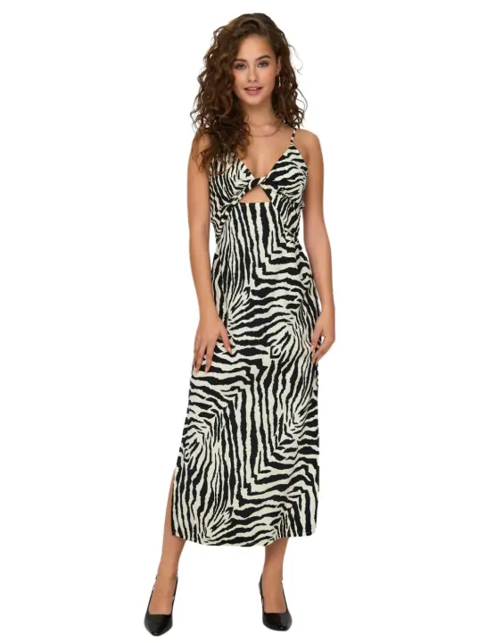 Vestido Midi Tirantes Only Onliris Blanco - 1