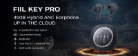 FIIL Key pro Auriculares Inalámbricos Con Cancelación De Ruido ANC 40dB 30Horas De Reproducción Bluetooth 5.4 TWS ENC - details 0