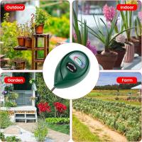 Medidor de humedad del suelo con sonda de aguja resistente, lecturas precisas e instantáneas, sin pilas, sensor de humedad del suelo, color verde. - details 3