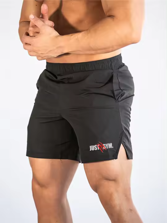 Pantalones Cortos Deportivos Delgados para Verano Moda para Hombres para Correr, Baloncesto, Playa - 1
