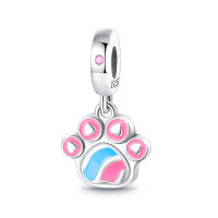 925 Plata Esterlina Encantador Gato Uña Rosa Charms Bolas Para Pulsera Original 3mm Joyería Fina Hecha a Medida Cumpleaños Fiestas Aniversarios Bodas Compromisos - details 8