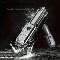 Linterna Táctica LED Recargable USB Impermeable Con Zoom Para Pesca Caza Camping Emergencias Luz De Iluminación Exterior - details 6
