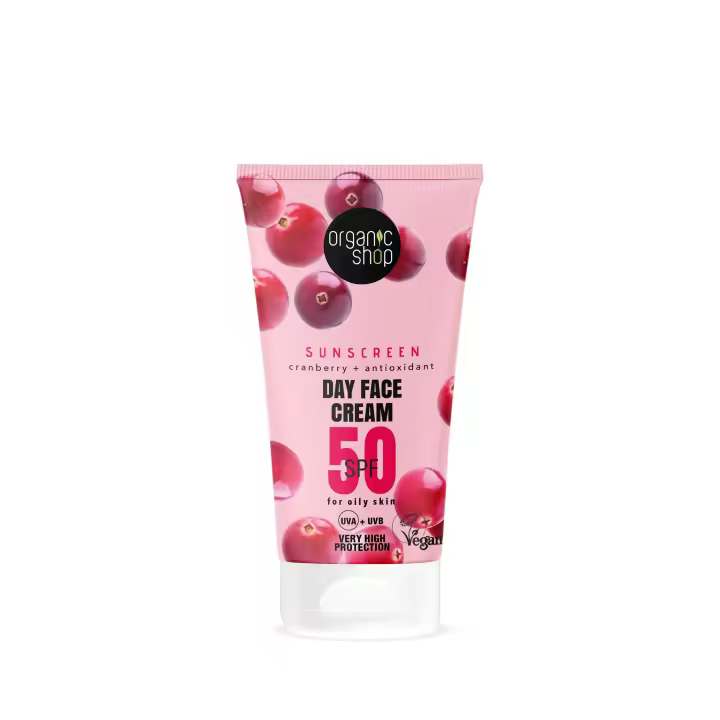 Crema Facial de Día con Protección Solar 50 SPF Pieles Grasas - 1
