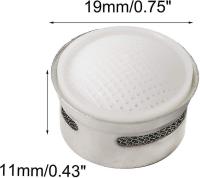 piezas de insertos de aireador de grifo de acero inoxidable de 19 mm, repuesto de grifo, adaptador de filtro de agua, accesorio limitador de flujo de grifo - details 0