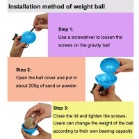 Anillo De Hula Azul Con Pesas Ajustable Y Nudos Desmontables Para Ejercicio Inteligente Pérdida De Peso Tamaño plus Para Adultos Y Niñas - details 1