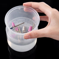 Caja De Almacenamiento Para Uñas Artísticas Y Herramientas De Manicura Caja De Desinfección Y Limpieza Para Bits De Taladro Accesorios Para Cortauñas - details 3