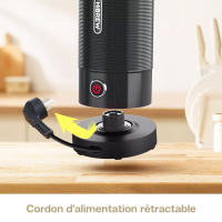 HiBREW M1A 450W Espumador de leche, Mezclador de chocolate frío/caliente Latte Cappuccino, Calentador de leche completamente automático - Blanco - details 0