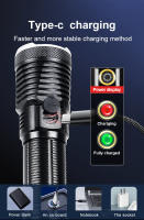 Linterna Táctica LED Recargable De Potencia Máxima 1000000LM Con Lente Zoom Ajustable 800W Luz De 3000m Para Caza Pesca Y Emergencias - details 21