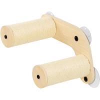 Hamaca de Ventana para Gatos con Doble Escalón y Rascador – Cama Elevada de Madera para Gatos de Interior, Sistema Compatible con Perchas de Ventana, Ideal para Dormir, Trepar, Rascar y Observar desde las Alturas - details 0