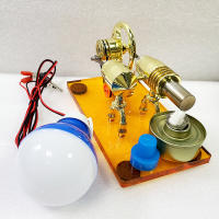 Kit De Modelo DIY De Motor De Agua Caliente Engin Stirling Experimento Científico Y Educativo De Física Potencia De Vapor Regalo Para Niños Y Adultos Masculinos - details 0