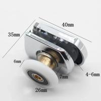 Rodillos De Puerta De Baño 2024 Pulleyes Para Vidrio Y Aluminio Ruedas De Deslizamiento Accesorios De Puertas De Ducha Y Estudio - details 3