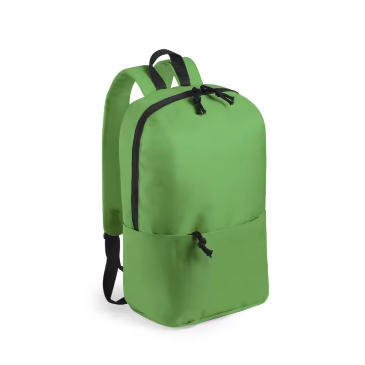 DAM Mochila leisure Galpox en resistente poliéster 600D. Asa de transporte y accesorios en color negro. 23x13,5x36 Cm. - 1