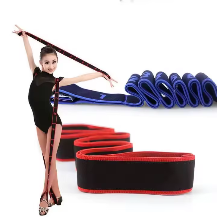 Cinturón De Resistencia Elástico Para Danza Latina Y Ejercicio Fitness Ajustable Para Hombres Y Mujeres Bandas De Yoga Deportivas Para Construcción Corporal Y Estiramiento - 1