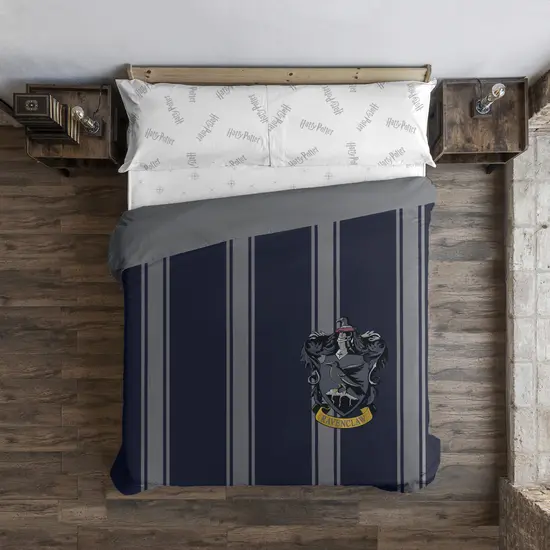 BL BELUM  Funda nórdica Harry Potter, Funda nórdica con botones 100% algodón modelo Ravenclaw Rayas - Funda Nórdica Extrasuave - Funda Nórdica 100% Made in Spain - 1