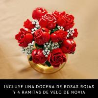 Lego Botanical Ramo de Rosas Rojas Icons Lego 10328 - details 1