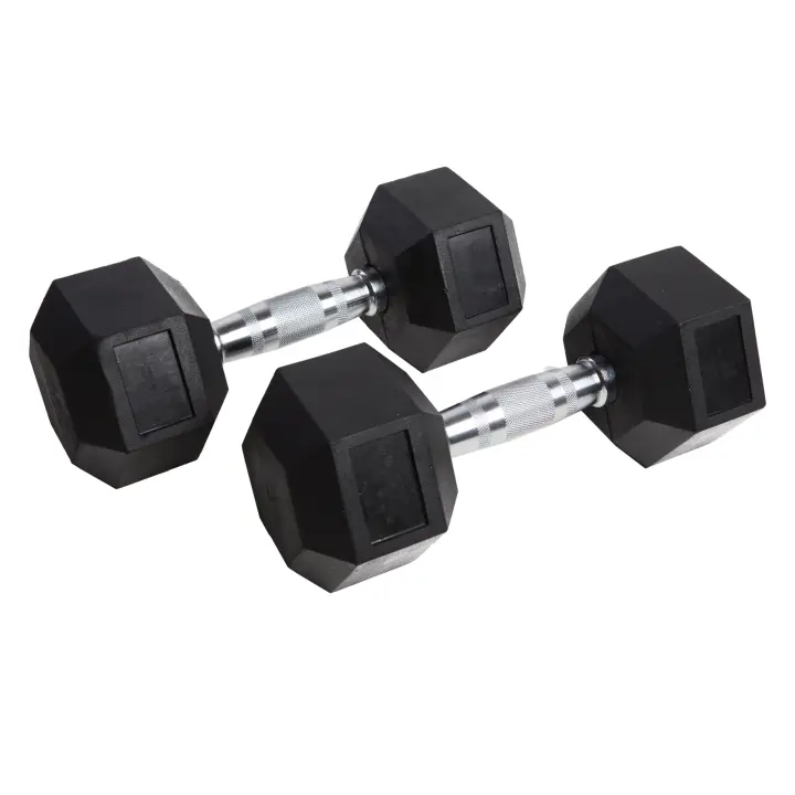 OZIO FITNESS Mancuernas Hexagonales 25 kg (par) Fitness Musculación - 1