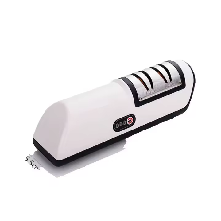 ZC Afilador de Cuchillos Eléctrico Recargable por USB - 2 Etapas-Velocidades Ajustables para Chef y Cuchillos de Cocina, Compatible con Cuchillas de Cerámica y Acero - 1