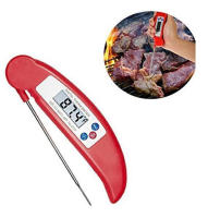 Termómetro Digital Plegable Para Barbecue Y Cocina Resistente Al Polvo Medidor De Temperatura De Alimentos Y Aceite Para Hornear Pasteles Y Carne - details 1
