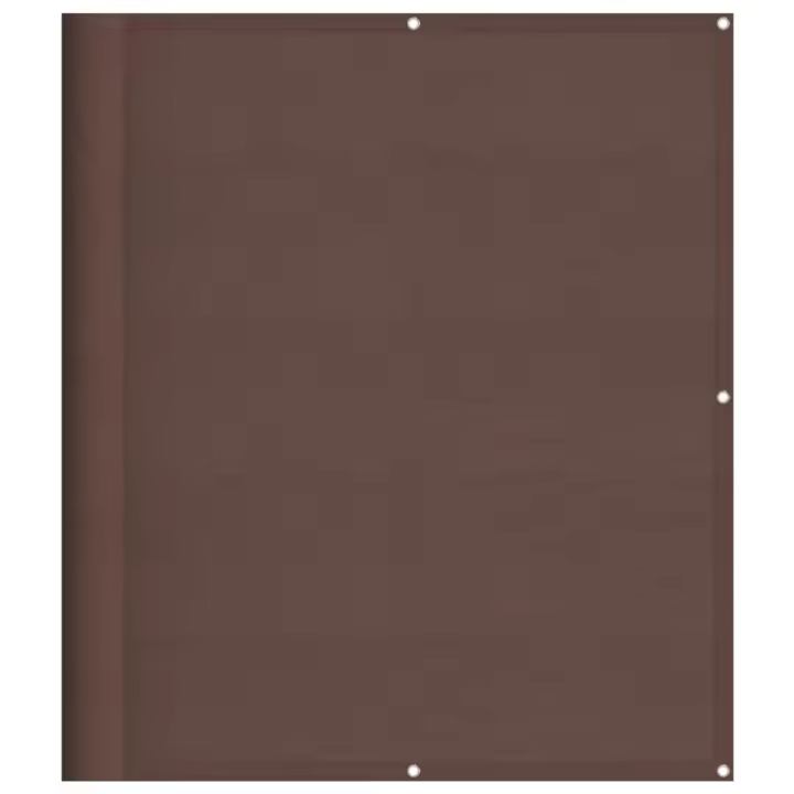 Pantalla de Balcón 100% poliéster Oxford Marron 120x1000 cm - 1