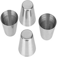 20pcs Copas De Vino De Acero Inoxidable De 30ml Para Camping Al Aire Libre Taza De Café Y Té Rugged Metal Silver Cup - details 3
