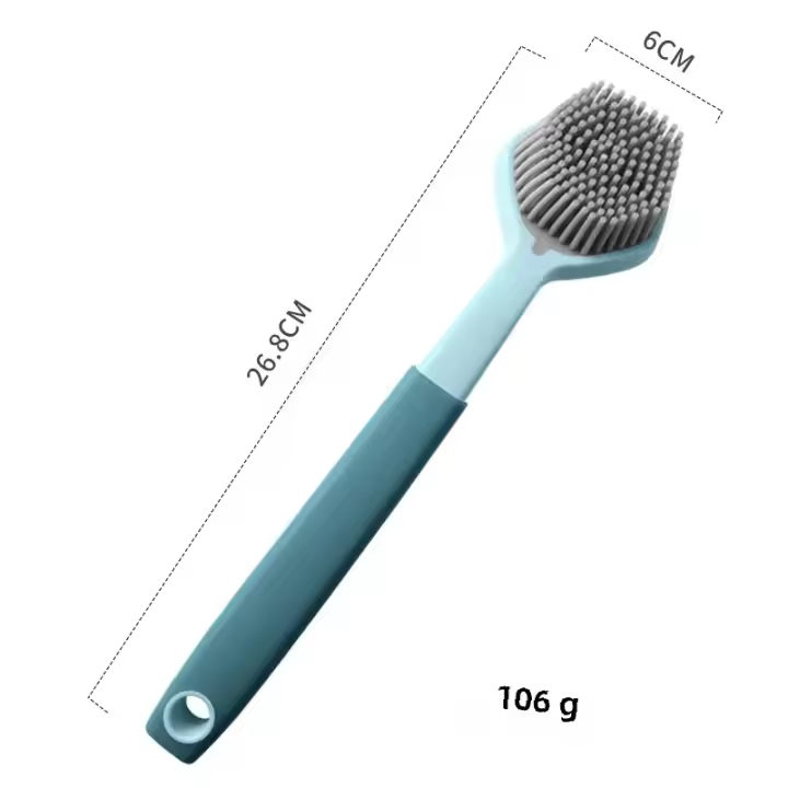 Cepillo De Limpieza Para Cocina De Silicona No Adherente Cepillo De Limpieza Para Ollas Cepillo De Limpieza Para Lavabo Cepillo De Limpieza Para Cocina Ecológico Y Duradero - 1