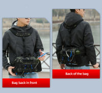 Chaleco Táctico Para Hombre Mochila Deportiva Grande Para Caza Pesca Y Camping Bolsa De Cintura Molle Multifuncional De Oxford - details 1