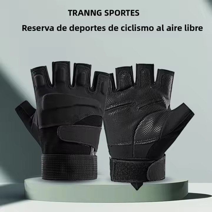 Guantes De Motocicleta Para Ciclismo Deportivo Escalada Paintball Tiro Caza Esquí Unisex Color Táctico Full Finger - 1