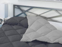 SABANALIA - Edredón nórdico Bicolor de 400 gr/m² Reversible (Disponible en Varios tamaños y Colores) | Tela + Relleno 570 g/m² | Largo extra de 270 cm - details 1