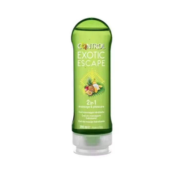 Control Gel Masaje Exotic Escape 200ML - Aroma Exótico - 1
