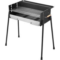 UD - Parrilla Portátil de Carbón para Asados 75.5x40x40cm| Barbacoa Compacta de Acero | Ideal para Camping, Picnic y Jardín - details 0
