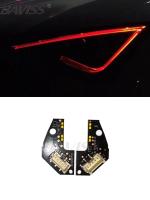 Placa De DRL Angel Eye Roja Y Amarilla Para Seat Leon ST FR Facelift Cupra Faros LED Luz Diurna Universal 12V 5F0941475A - details 0
