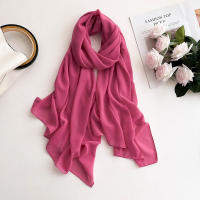 Pañuelo De Mujer IROJEFF De Seda Poliéster 2025 Hijab De Lino Premium Maxi Wrap Estilo Elegante Color Sólido Protección Solar - details 36