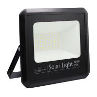Proyector de luz Solar fabrilamp foco de luz modelo Malaquita 100w 6500k Negro 9000lm (28,5x32x8)(53x35x2)cm Mando Y Cable 5m - details 2