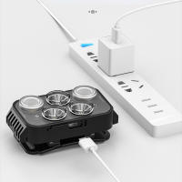 Linterna Frontal Recargable USB XPG+ Con Inducción Potente Y Luz LED Para Camping Pesca Y Trabajo Impermeable Y Alta Luminosidad - details 14