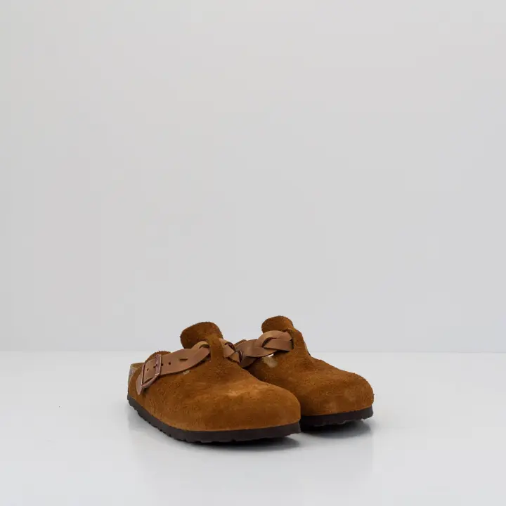 ZUECO - BIRKENSTOCK - BOSTON BRAIDED MINK 1026713 - 1