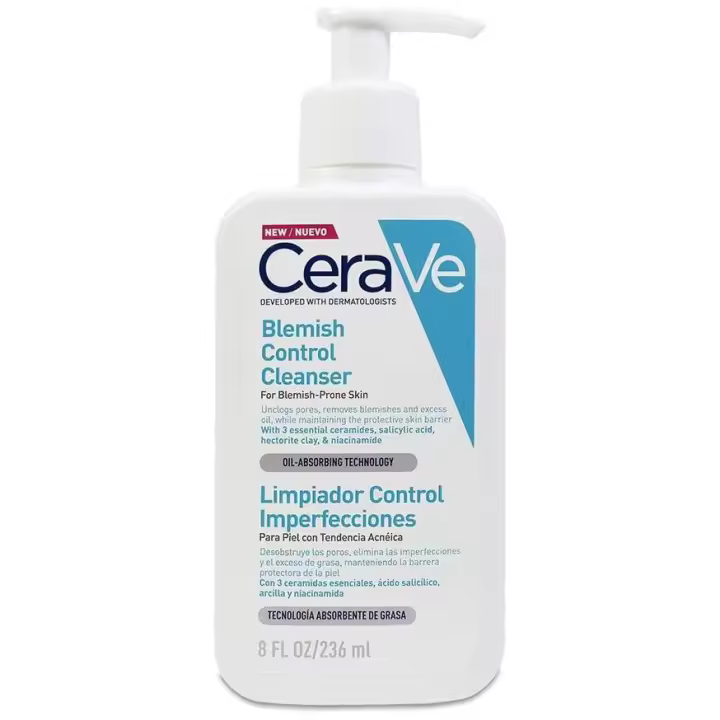 Cerave Limpiador Control Imperfecciones, 236 Ml - 1